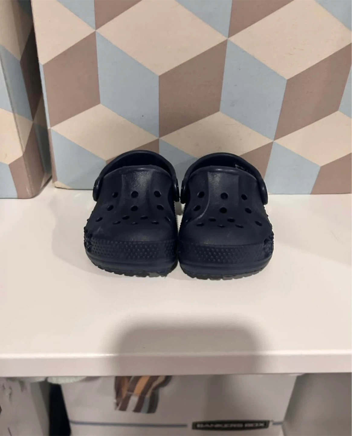 Toddler Navy Crocs Size 4