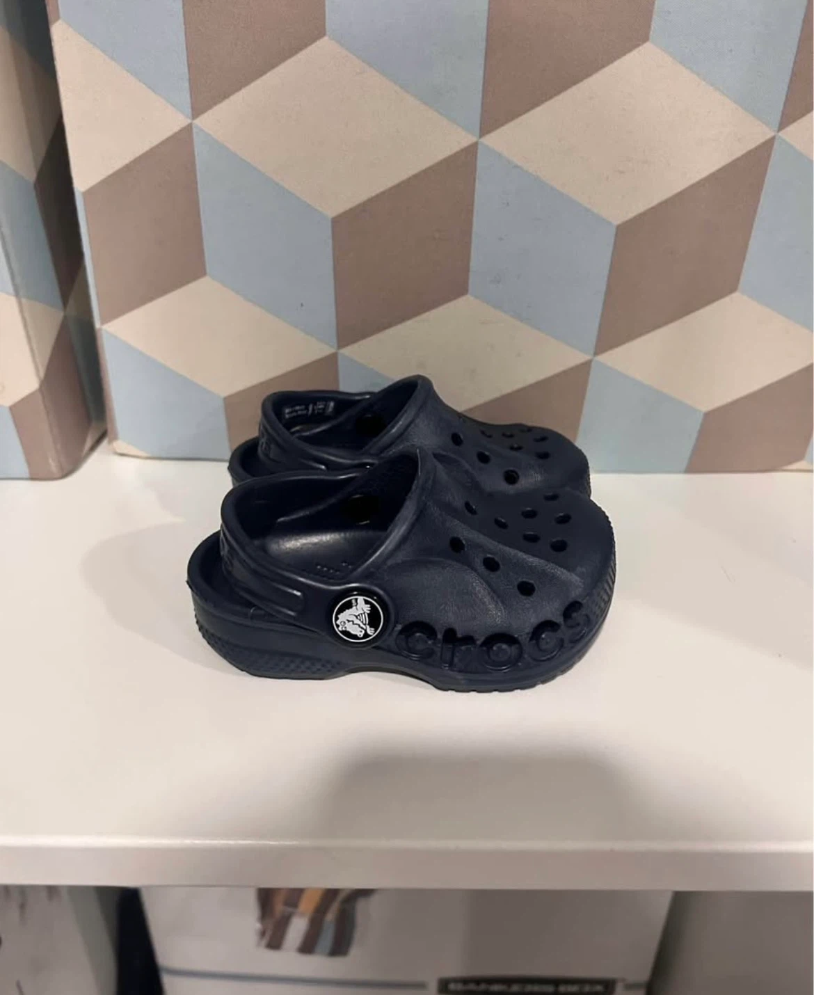 Toddler Navy Crocs Size 4 - photo 3