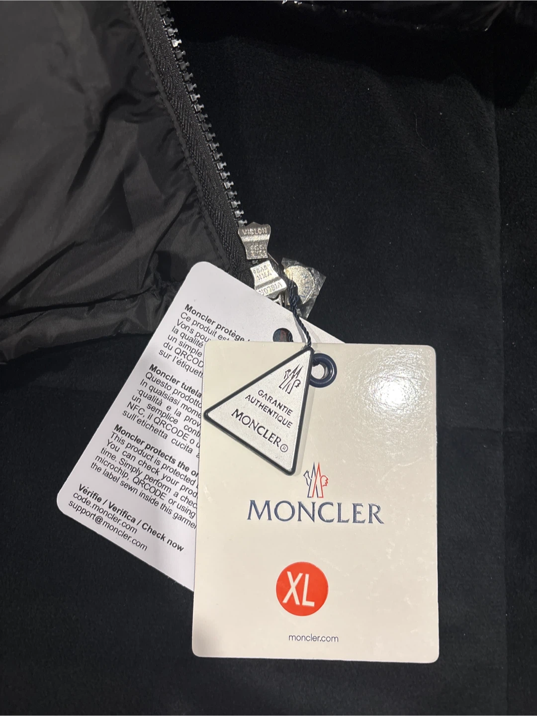 Moncler Puffer Jacket - Black - XL - photo 5
