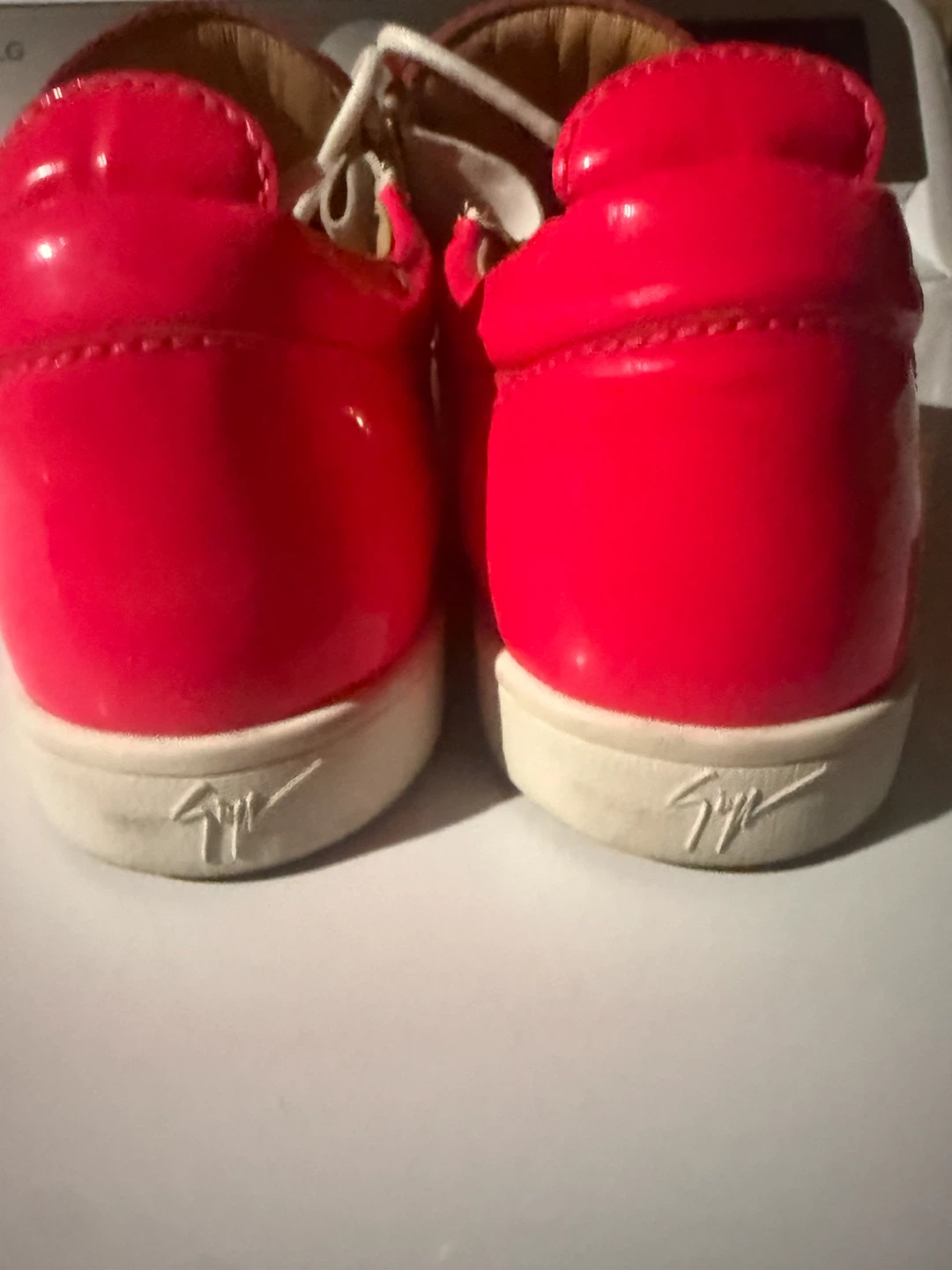 Giuseppe Zanotti Pink Patent Sneakers - photo 3