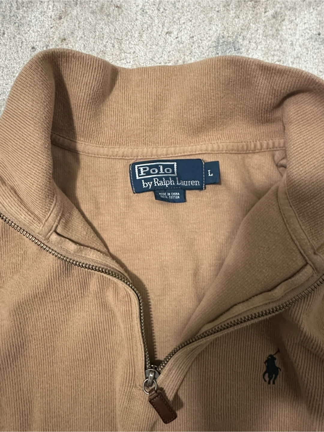 Polo by Ralph Lauren Quarter-Zip Sweater - Large - photo 3