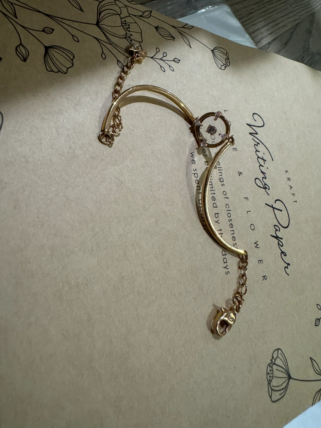 New Swarovski Gold Tone Bracelet