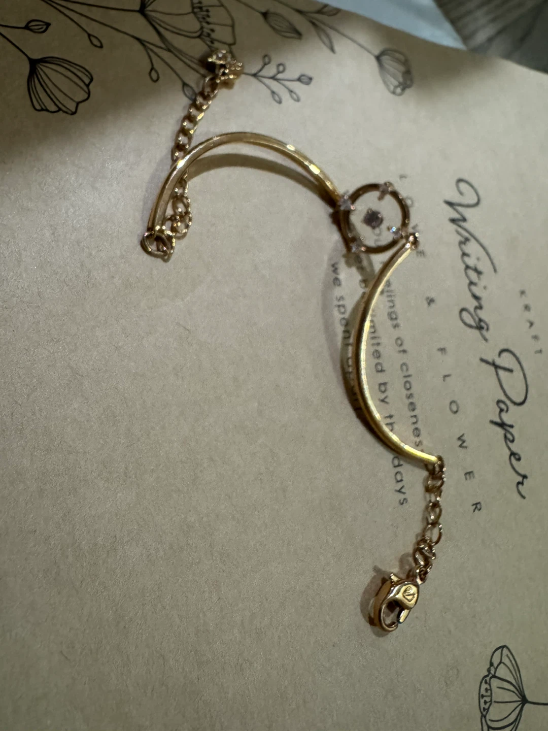 New Swarovski Gold Tone Bracelet - photo 2