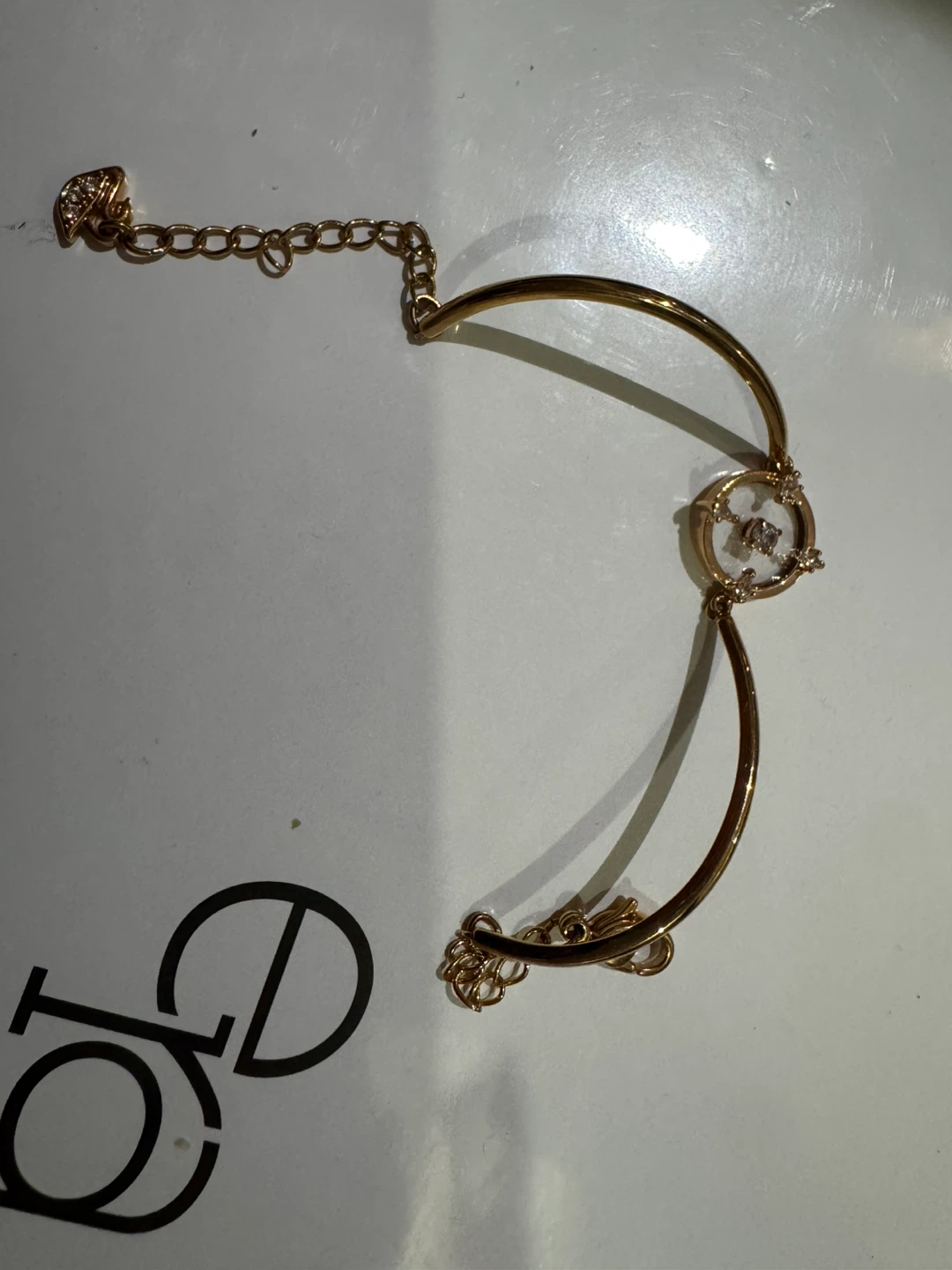 New Swarovski Gold Tone Bracelet - photo 4