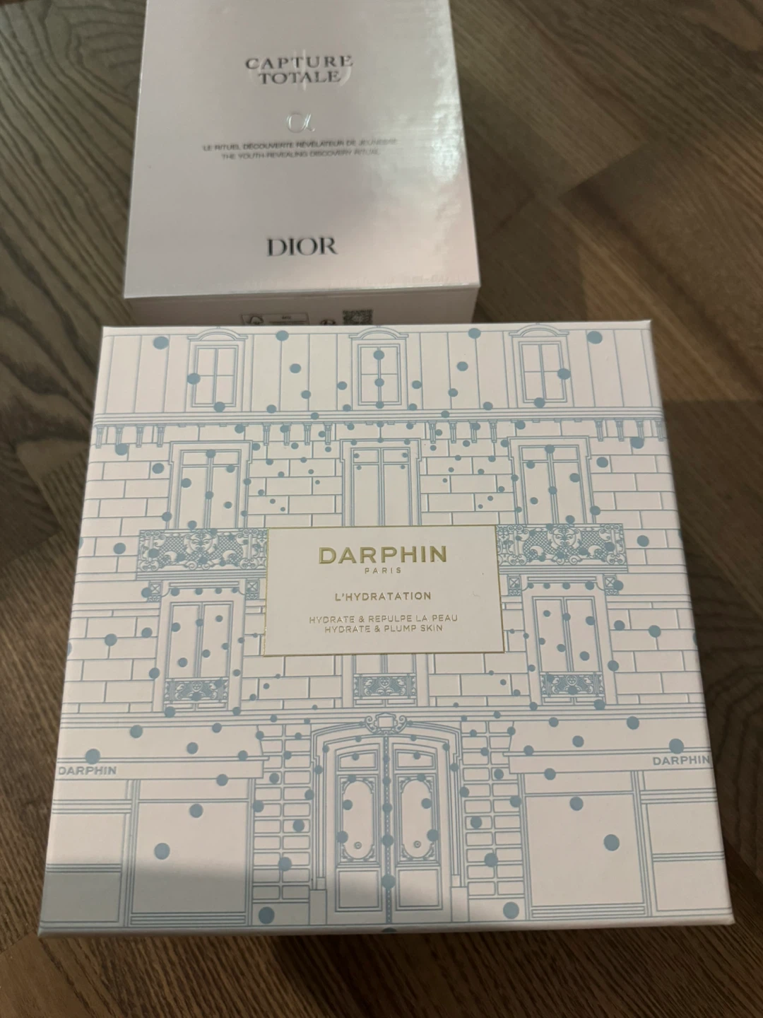 Bundle empty Dior and DARPHIN gift box