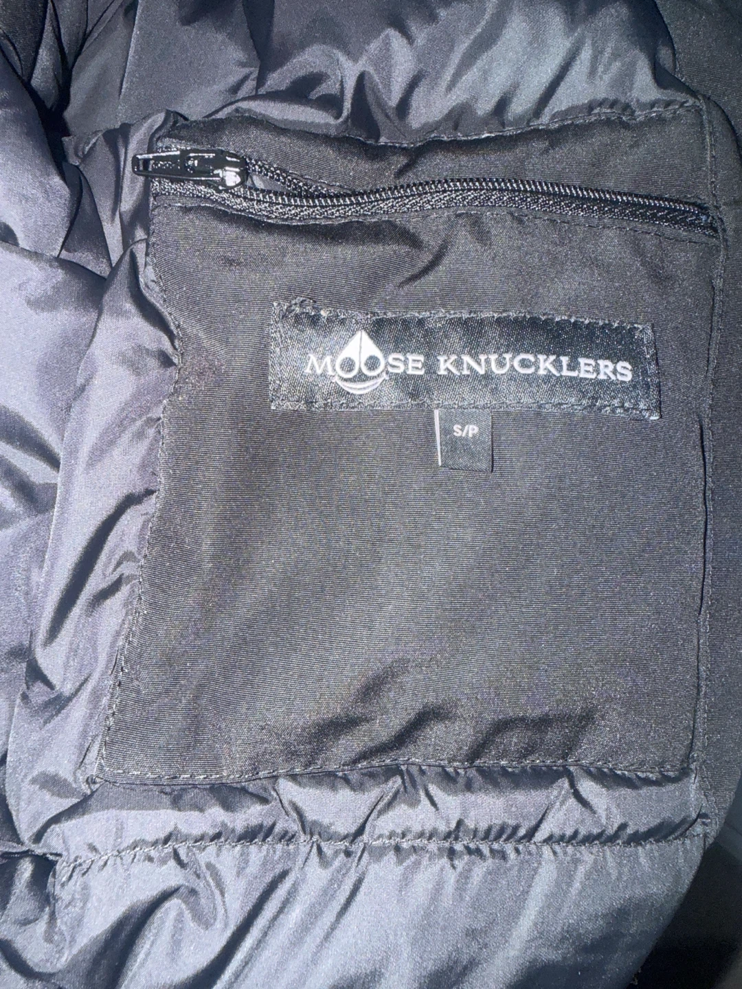 Moose Knuckles Black Bomber Jacket with Fur Hood kids size 6 - photo 3