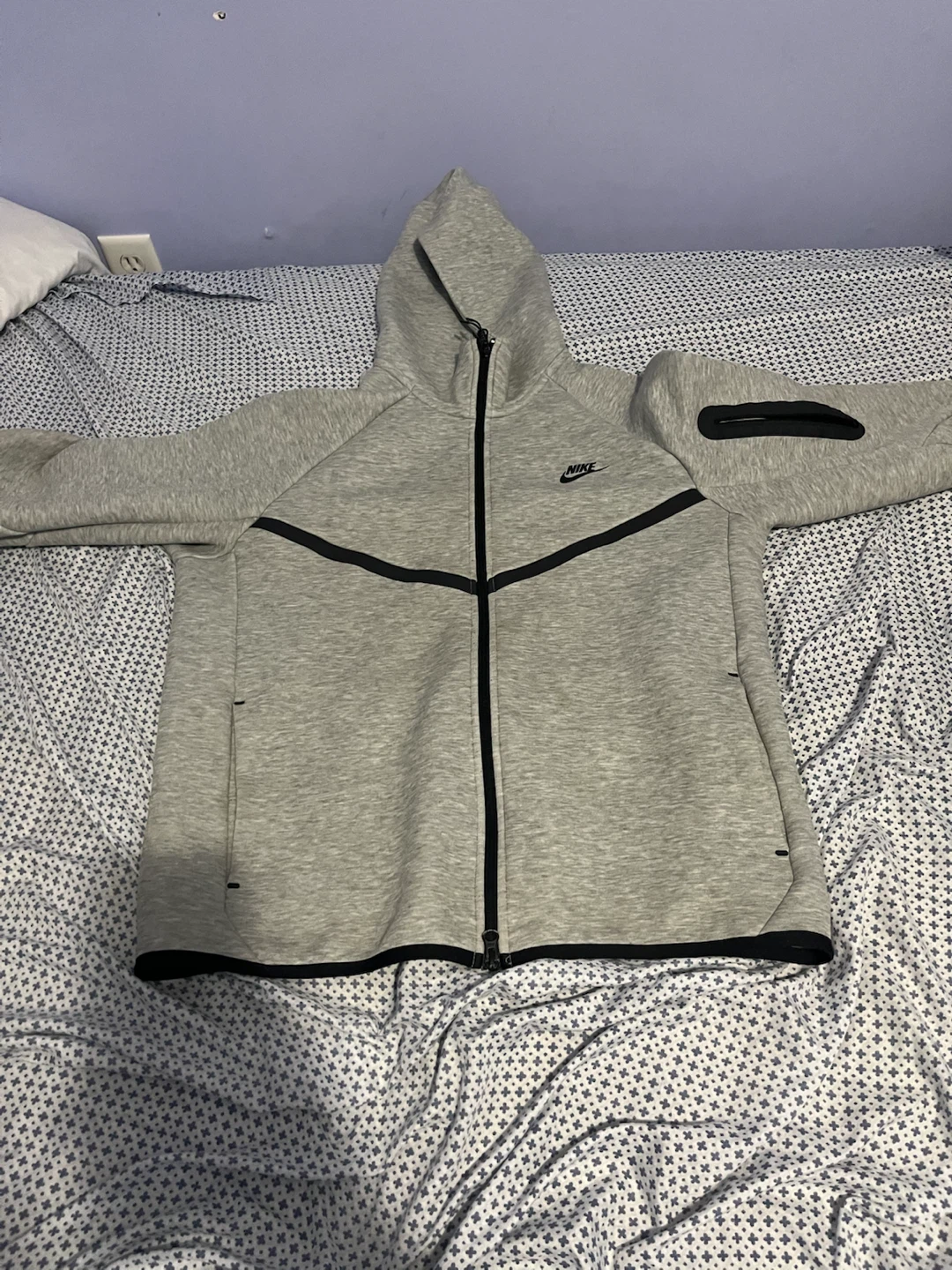 Nike Tech Fleece Full Zip Hoodie Grey
