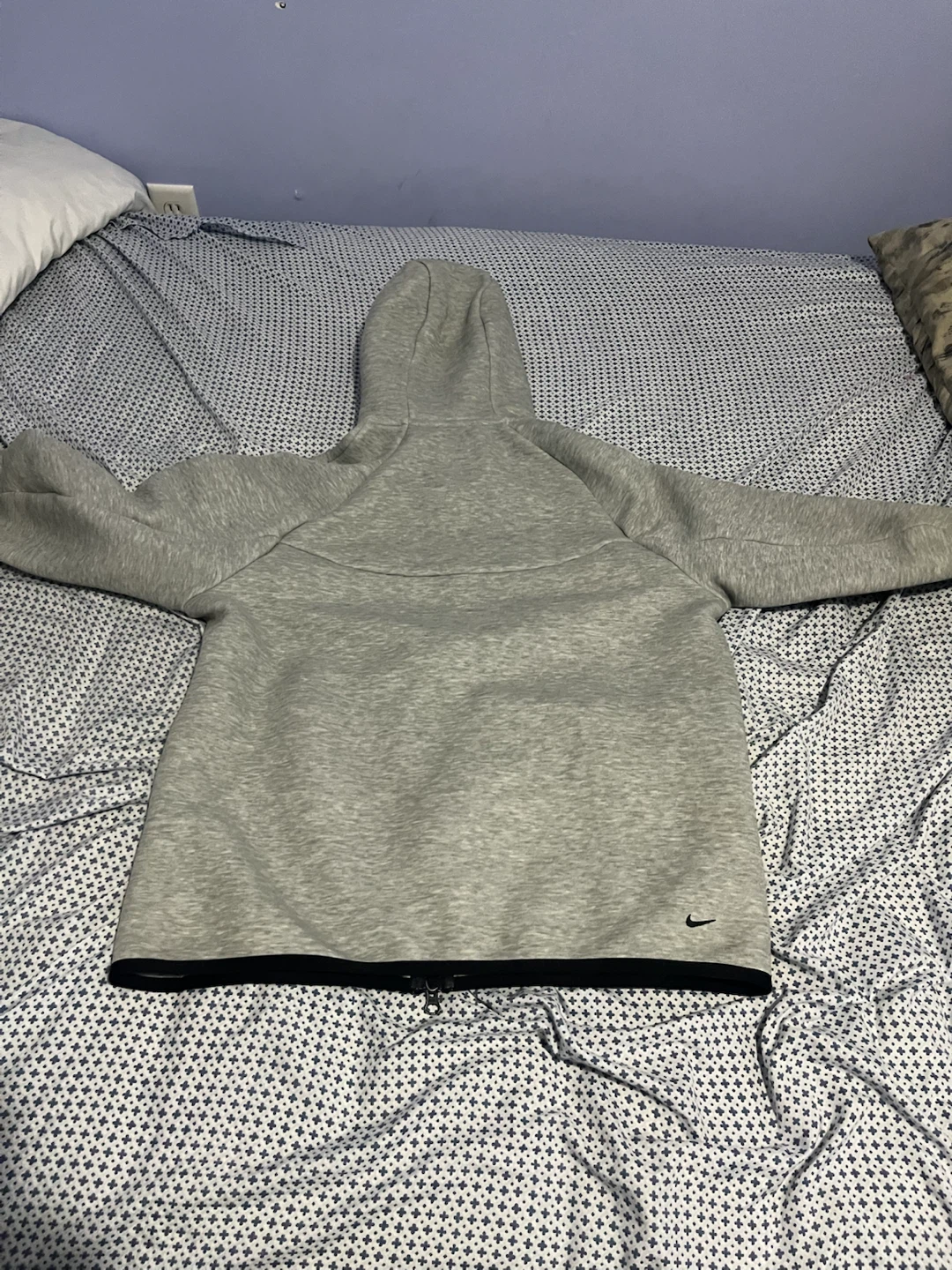 Nike Tech Fleece Full Zip Hoodie Grey - photo 2