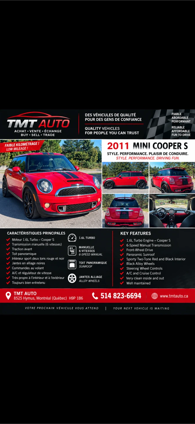 2011 Mini Cooper S