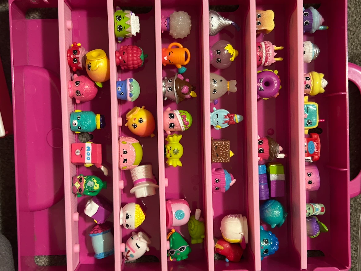 Shopkins Lot with Carrying Case