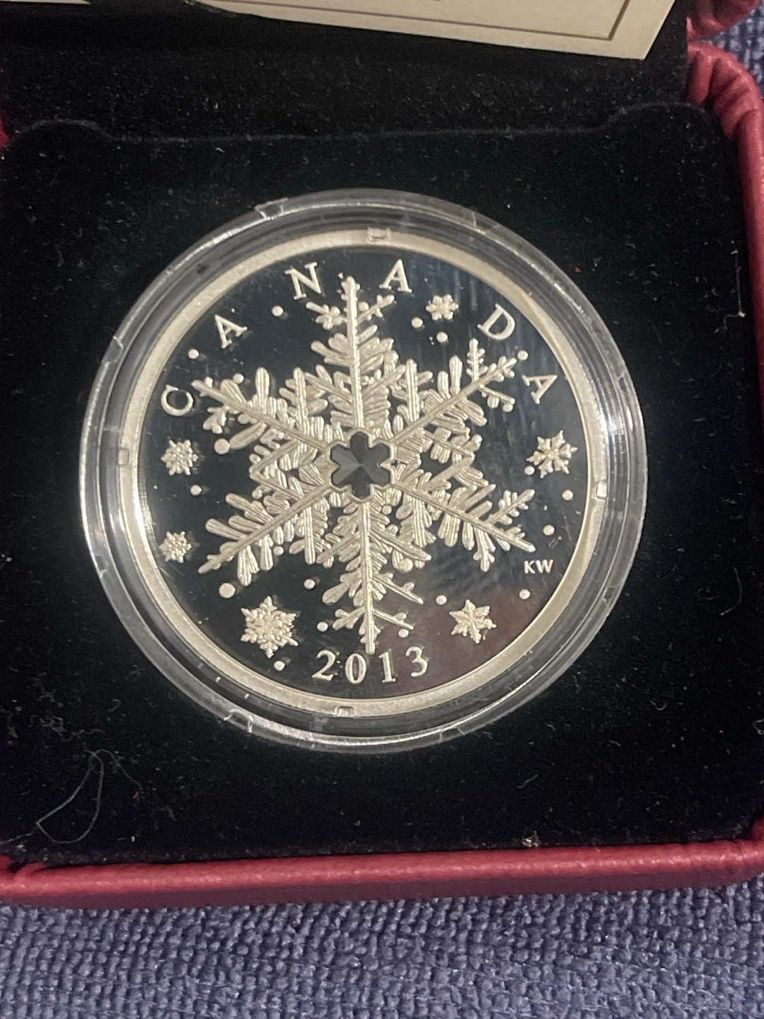 2013 $20 Fine Silver Coin - Winter Snowflake