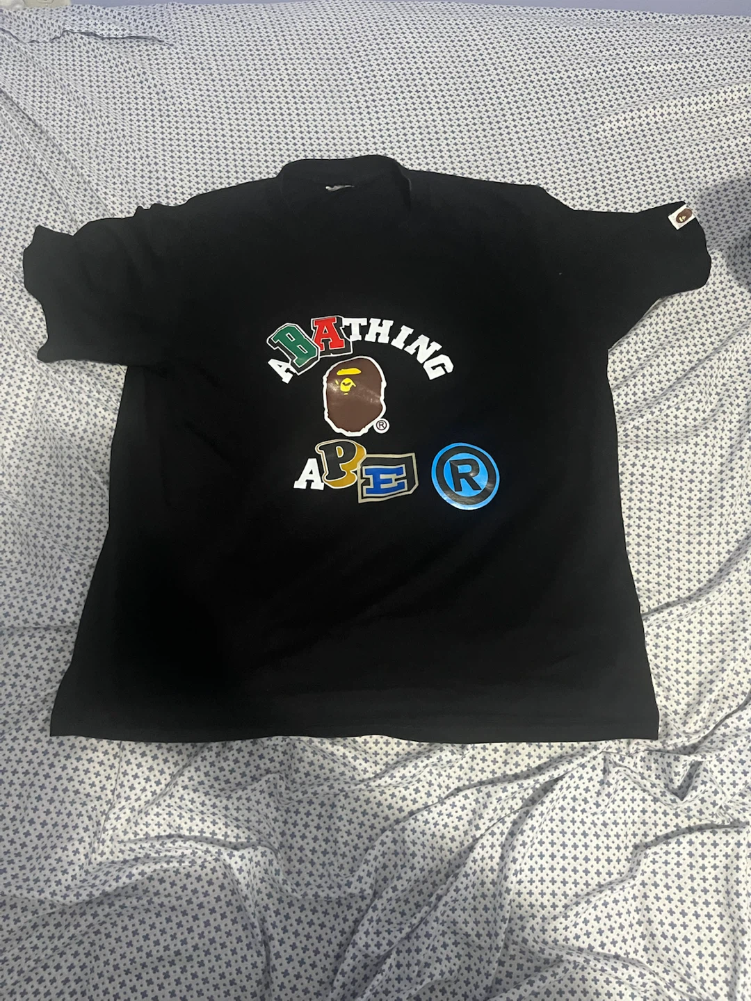 A Bathing Ape Black tee