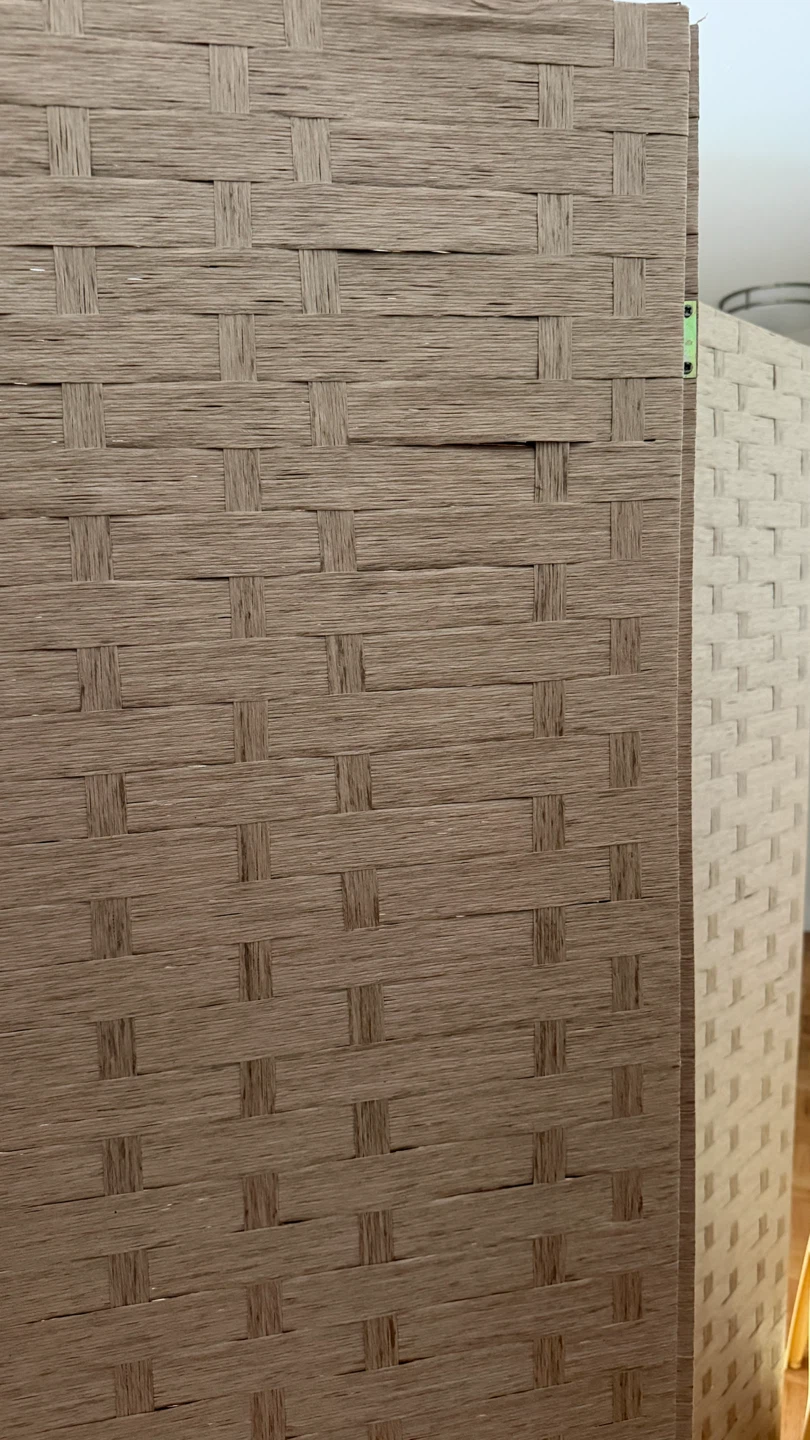 Folding wooden screen/ wall divider - photo 4