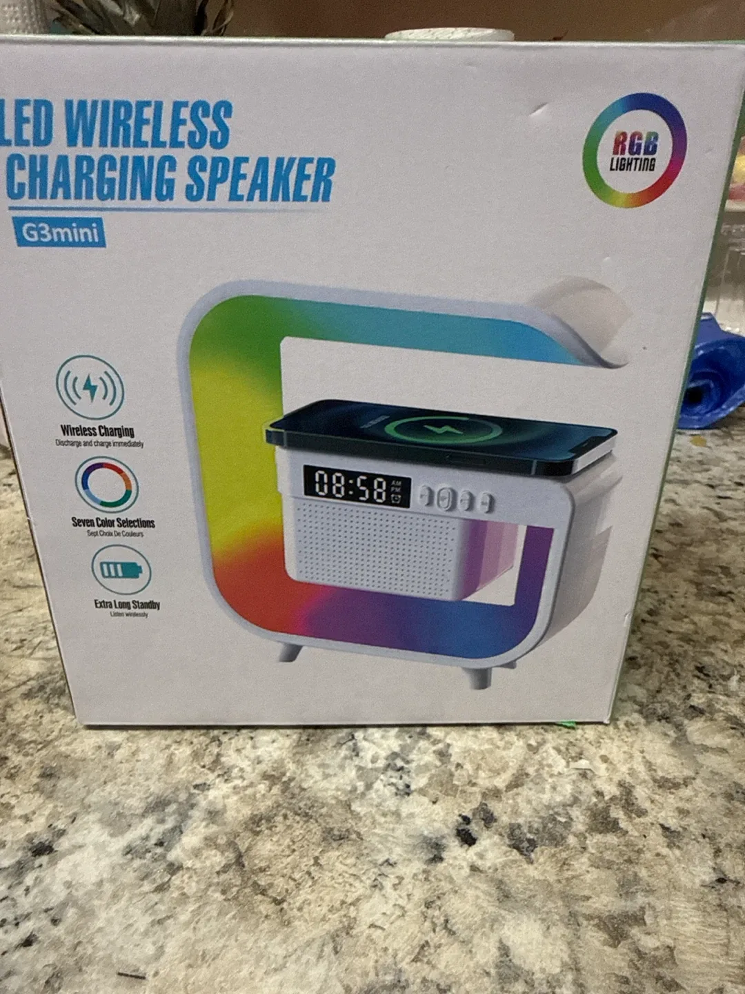 G3mini LED Wireless Charging Speaker