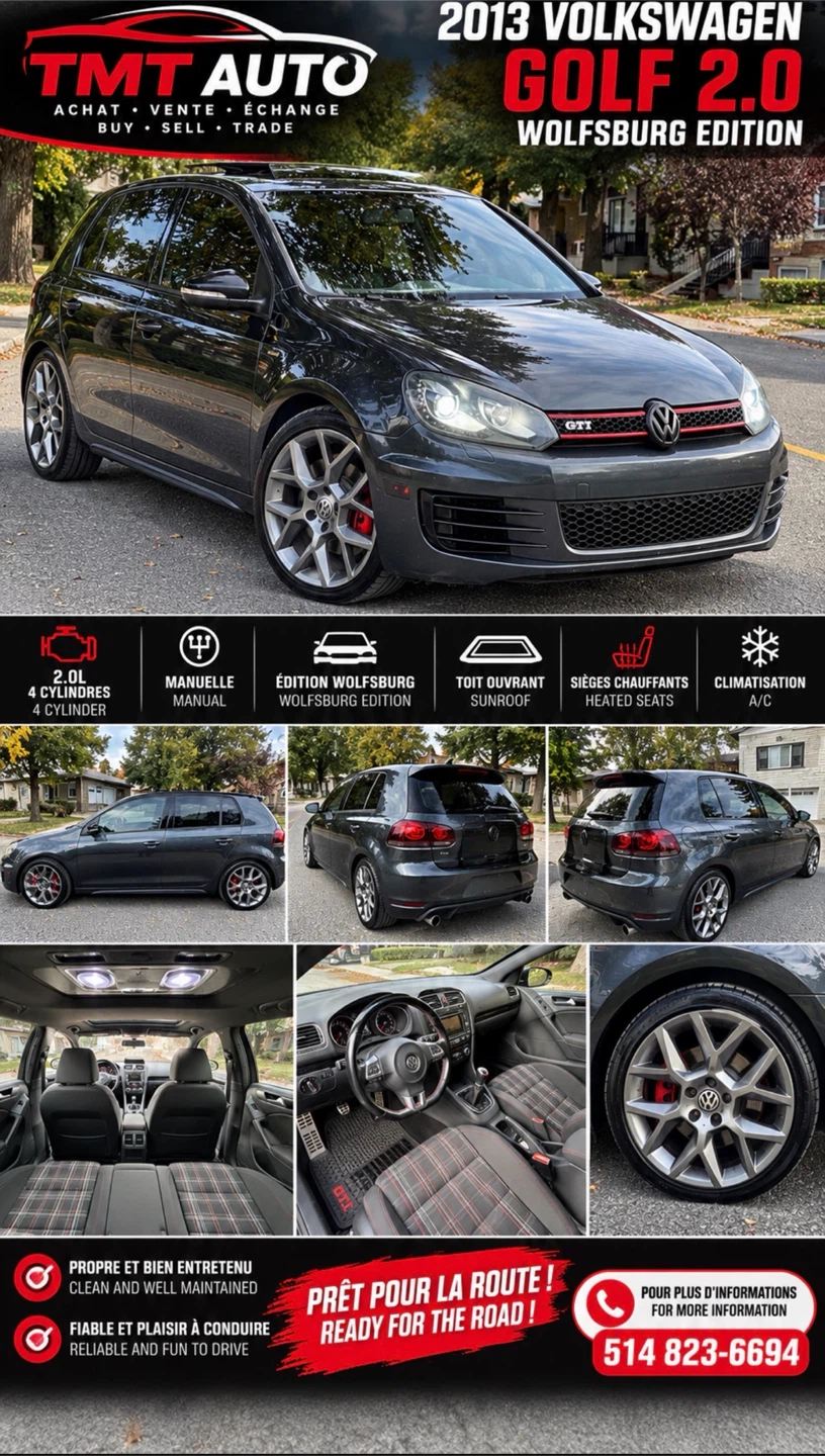 2013 Volkswagen Golf Wolfsburg Edition