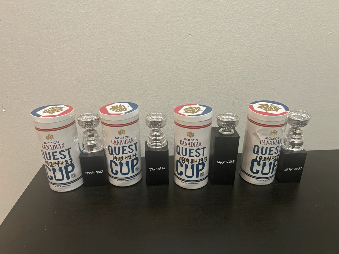 Molson Canadian Quest Cup Trophy Collection