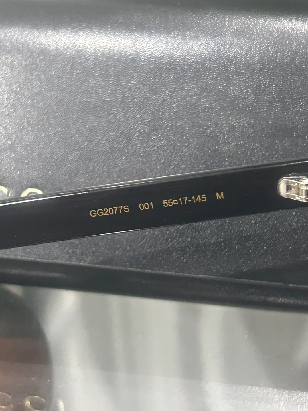 New Authentic Gucci GG2077S Sunglasses Black/Grey - photo 2
