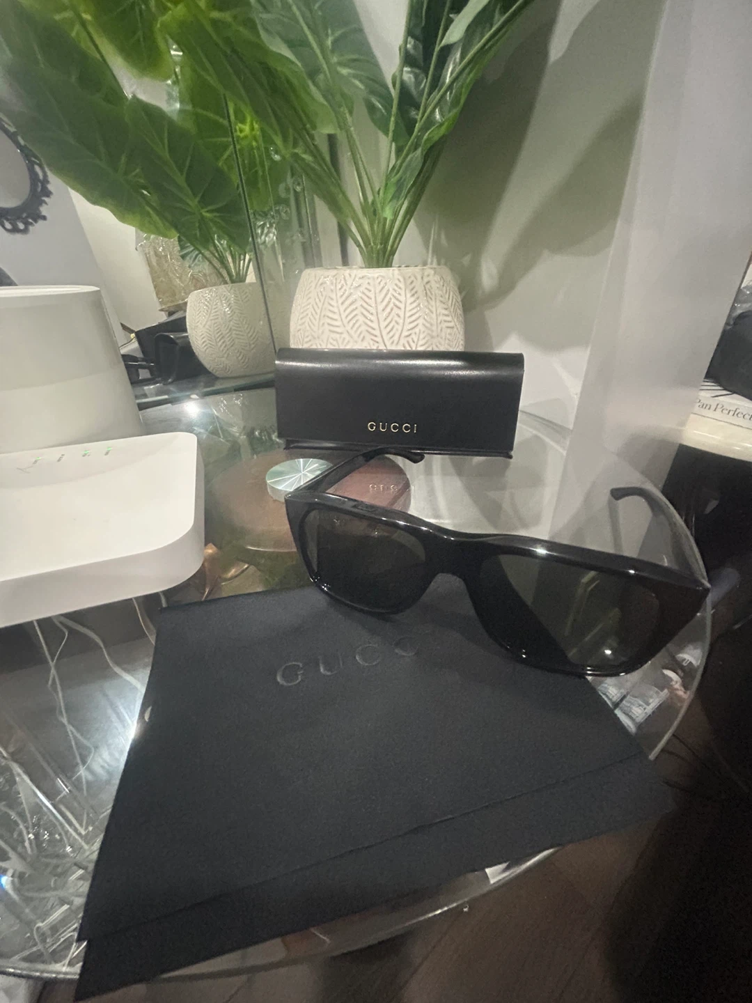 New Authentic Gucci GG2077S Sunglasses Black/Grey - photo 3