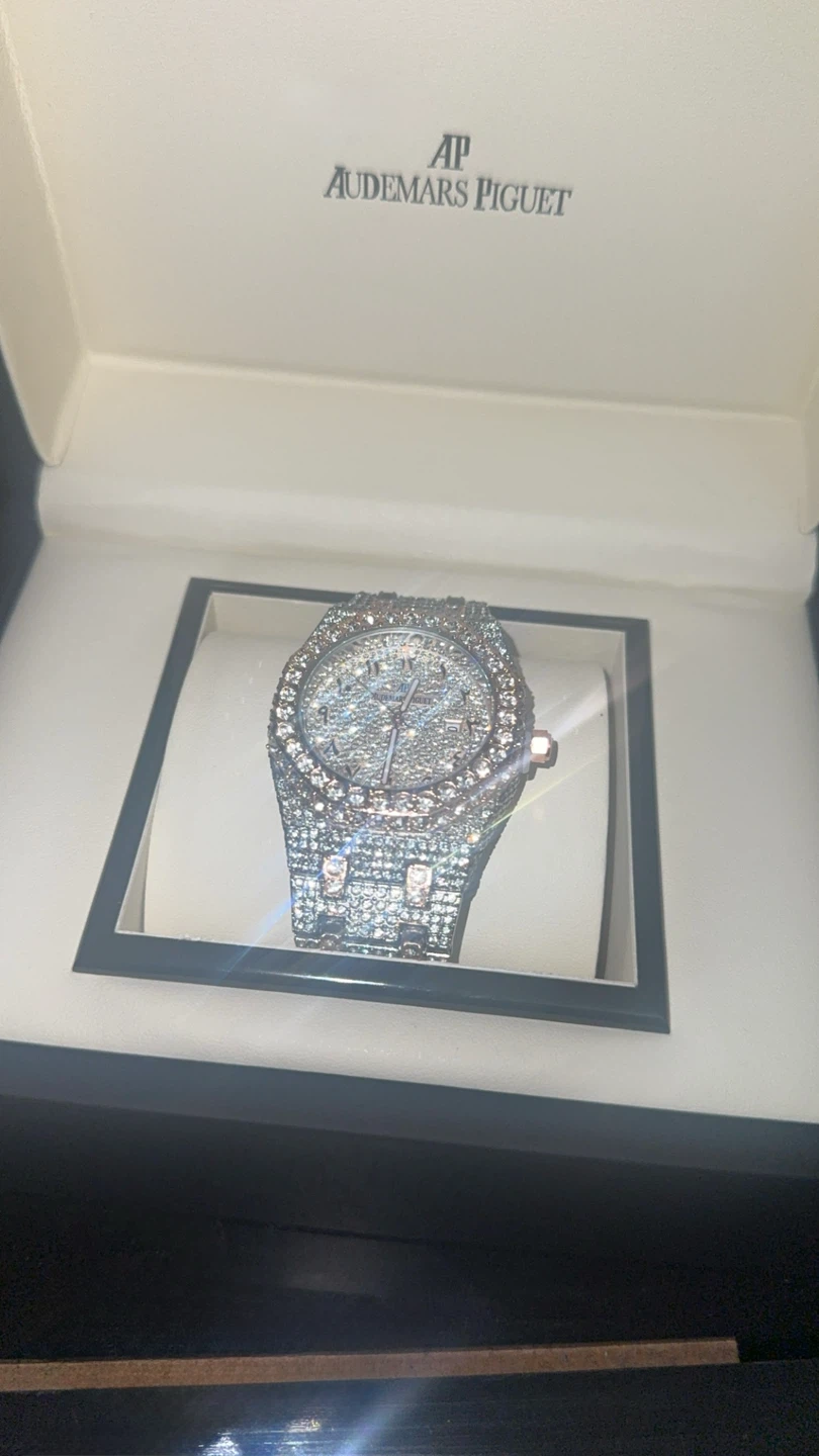 Ap Iced Out Watch
