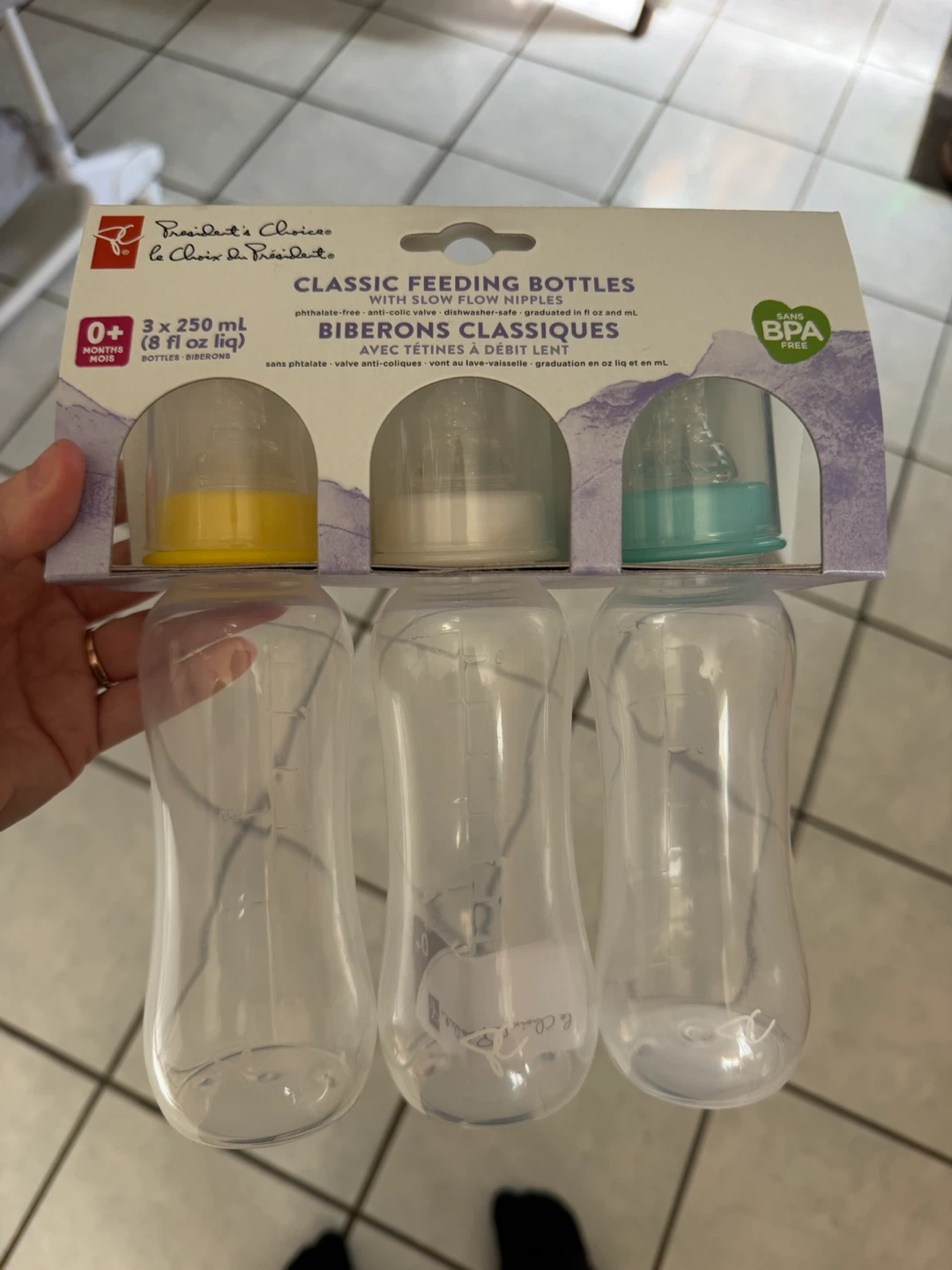 President's Choice Classic Feeding Bottles 3-Pack