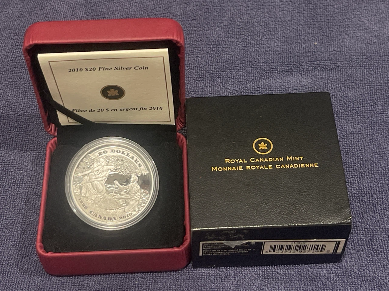 2010 $20 Fine Silver Coin - 1935 $20 Allegory - photo 2
