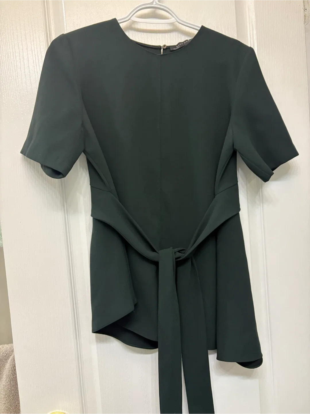 Zara Woman dark green blouse