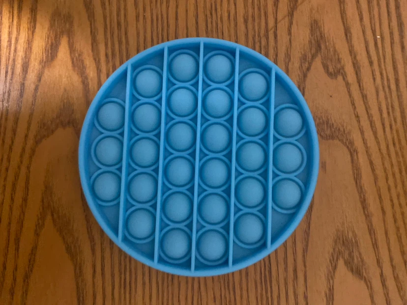 Blue Circular Fidget Pop It