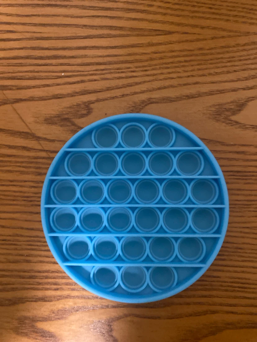 Blue Circular Fidget Pop It - photo 2