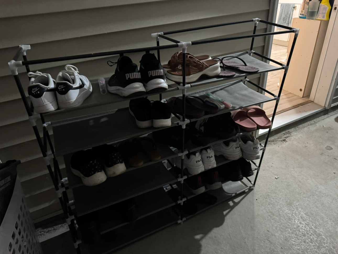 Large 5-Tier Fabric Shoe Rack - photo 3