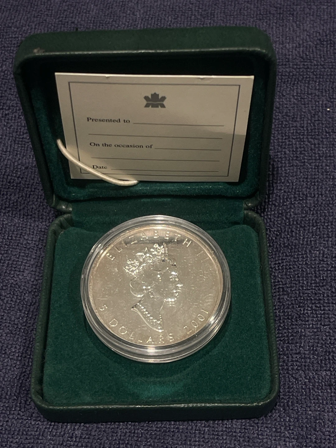 2011 $5 Fine Silver Coin - Coloured Maple Leaf: Autumn - photo 3