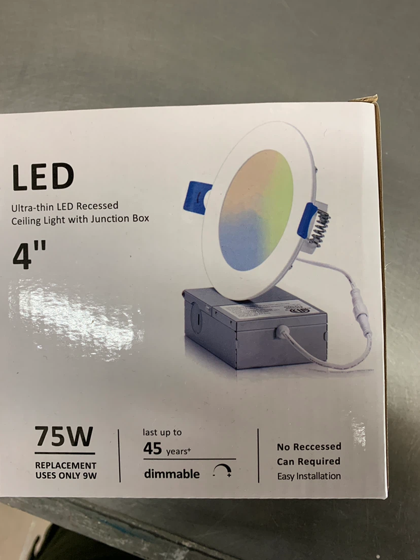 4-inch Ultra-thin LED Recessed Ceiling Light