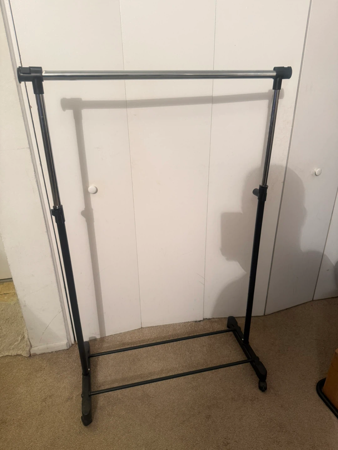 Adjustable Height Rolling Garment Rack - photo 2