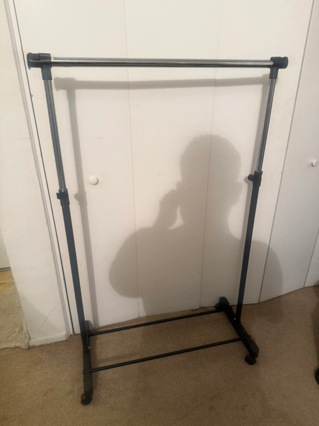 Adjustable Height Rolling Garment Rack - photo 4