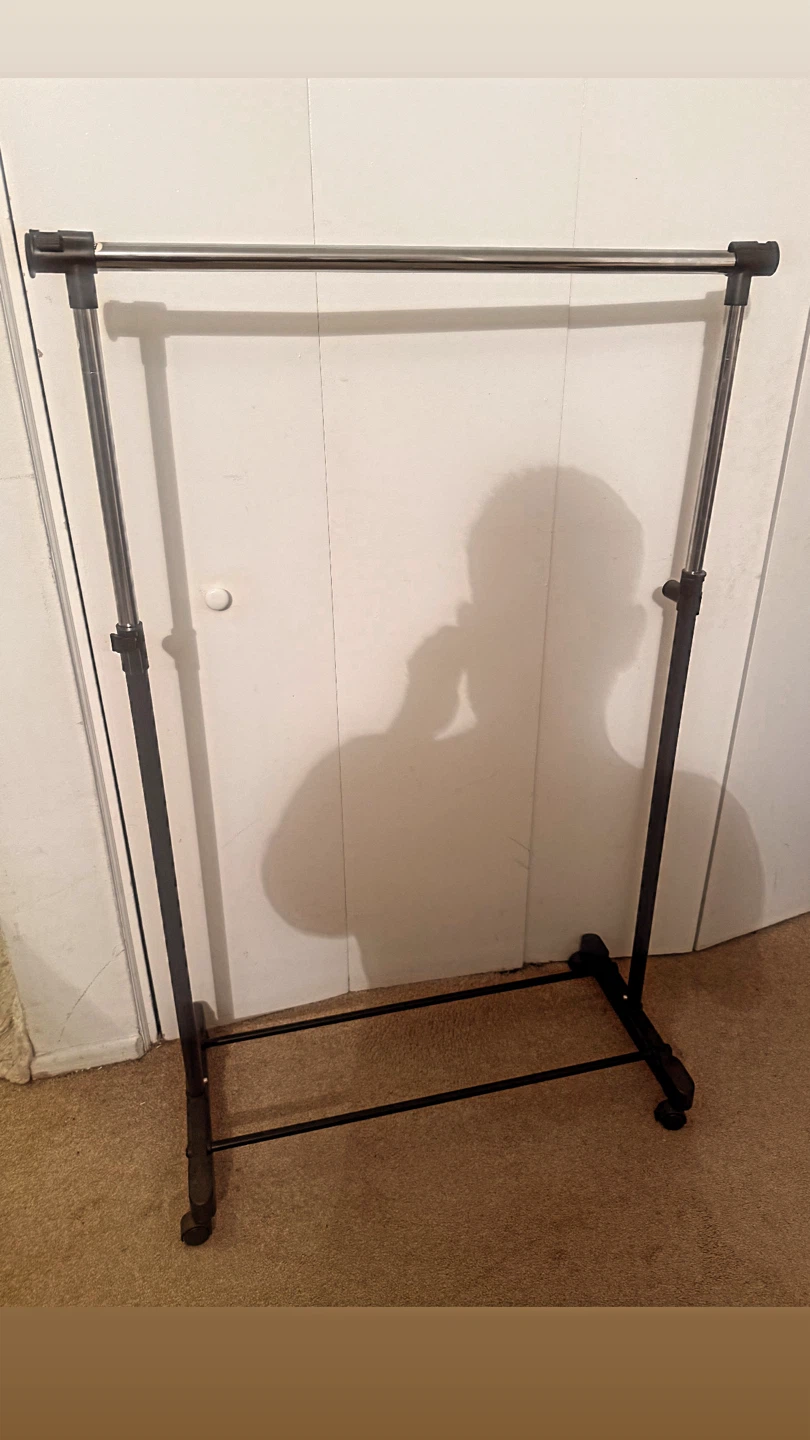 Adjustable Height Rolling Garment Rack - photo 5