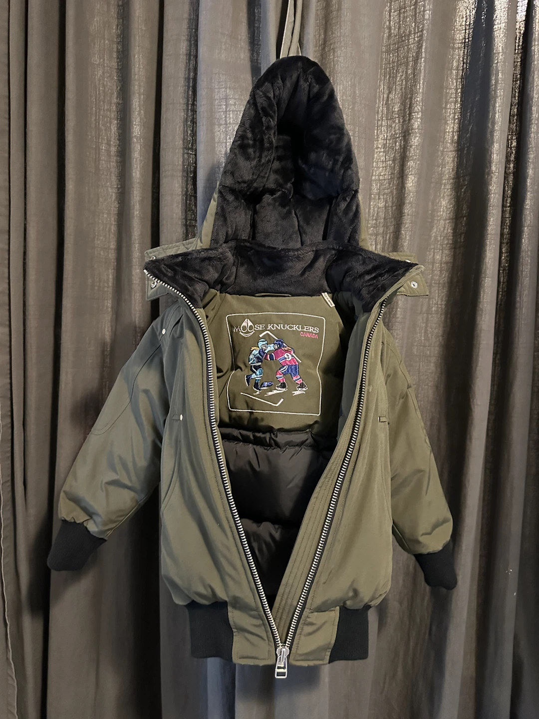Authentic Moose Knucklers - Kids XS Winter Bomber Jacket