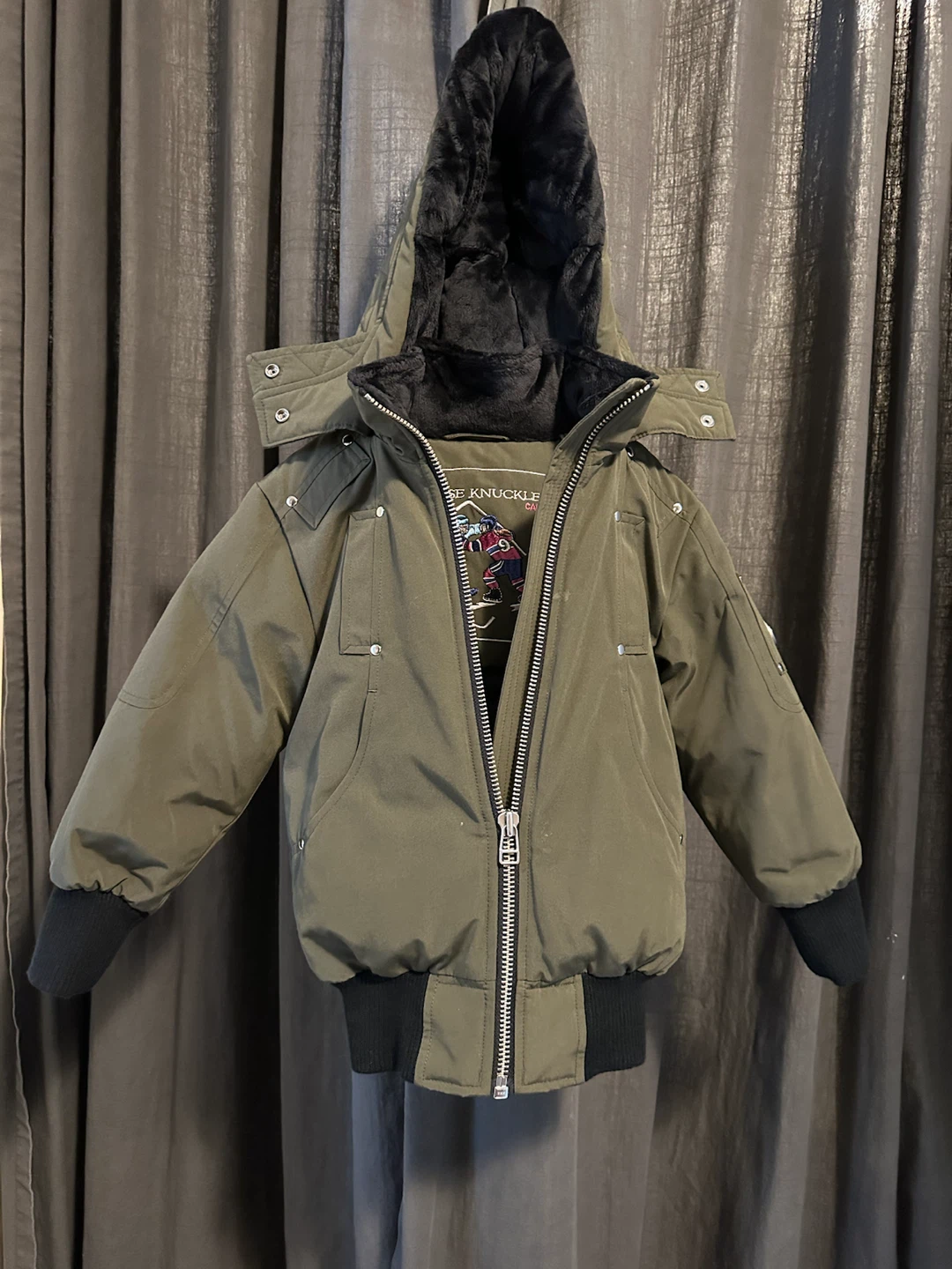 Authentic Moose Knucklers - Kids XS Winter Bomber Jacket - photo 3