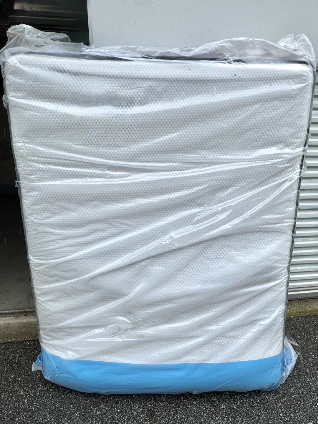 Queen mattress from model home staging