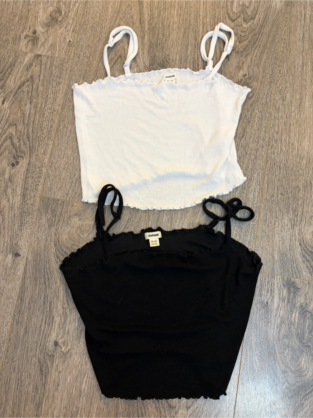 Garage Ribbed Tank Tops