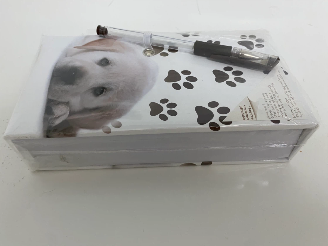 Puppy Design 400-Page Memo Pad with Gel Pen - photo 2