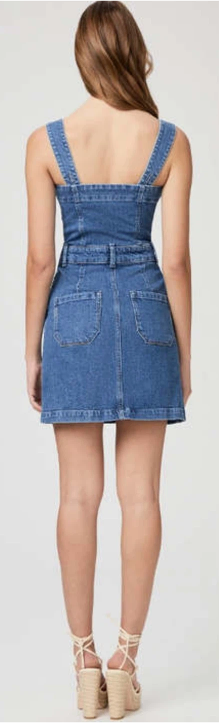 Paige Denim Button-Front Mini Dress - photo 2