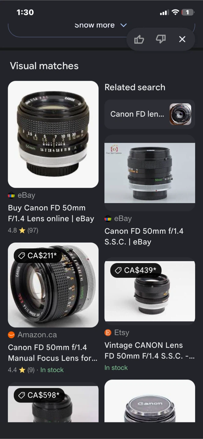 Canon Lens FD 50mm f/1.4 S.S.C. - photo 3