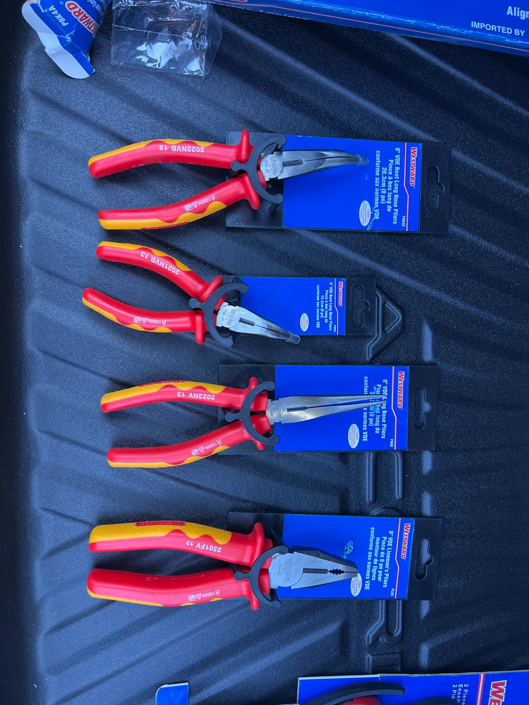 Westward Insulated Pliers Set