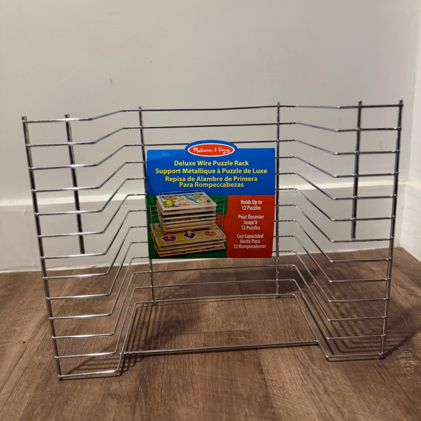 Melissa & Doug Deluxe Puzzle Rack