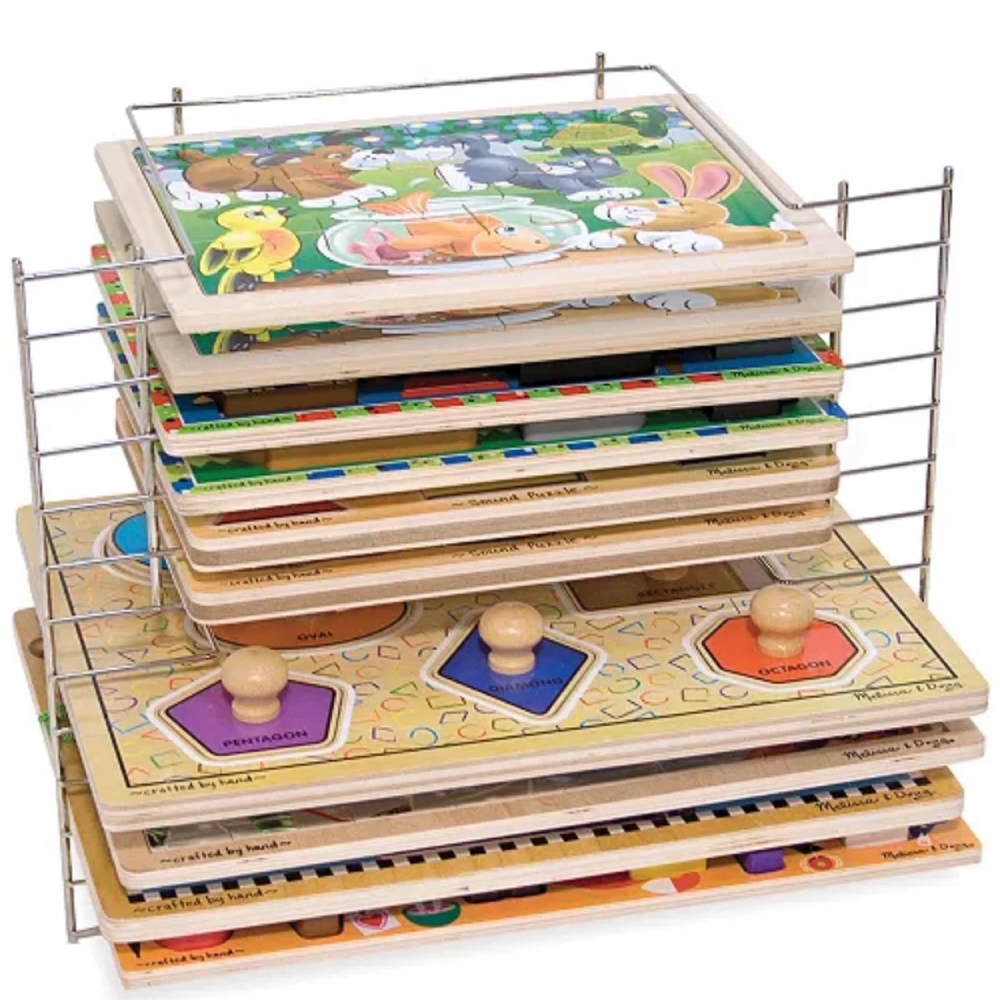 Melissa & Doug Deluxe Puzzle Rack - photo 2