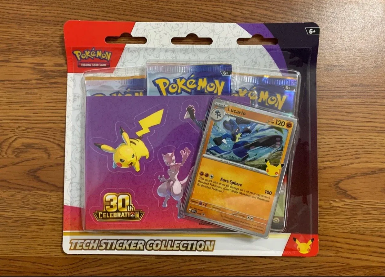 Pokémon TCG: 30th Celebration Tech Sticker Collection (Lucario) - photo 2