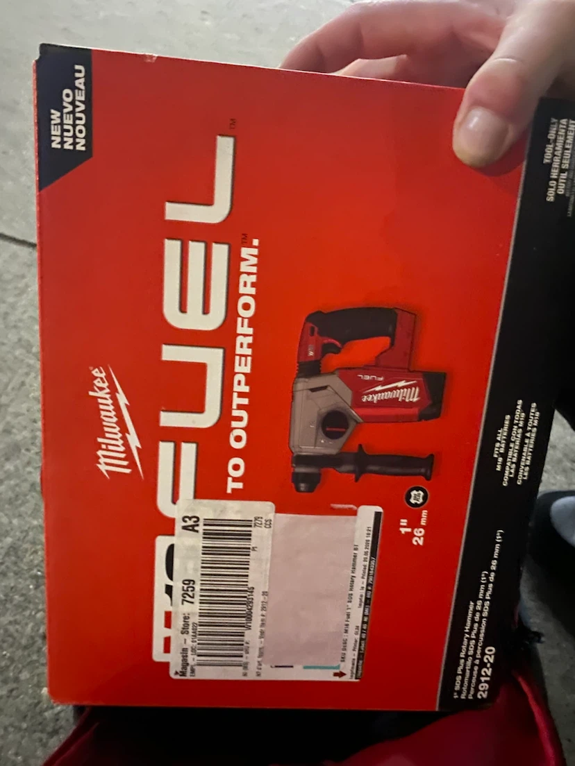 Milwaukee M18 FUEL 1-inch SDS Plus Rotary Hammer 2912-20