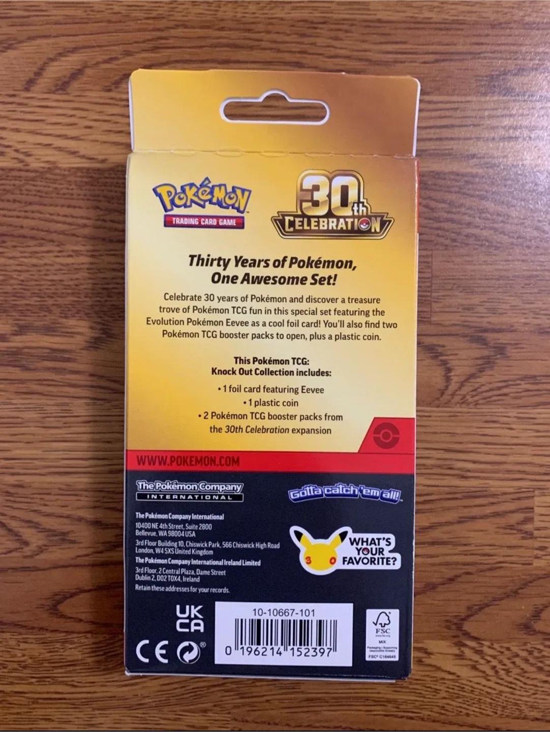 Pokémon TCG: 30th Celebration Knock Out Collection (Eevee) - photo 3