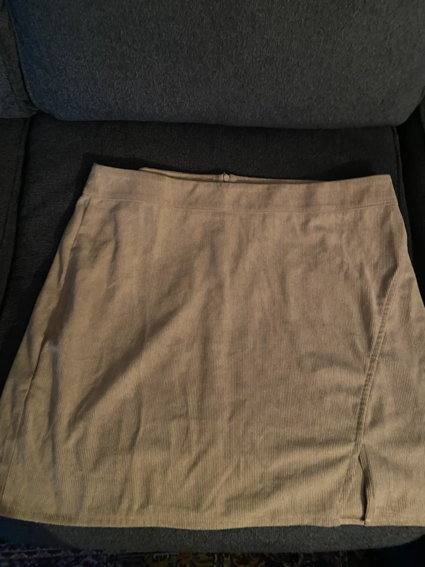 Tan Corduroy Skirt