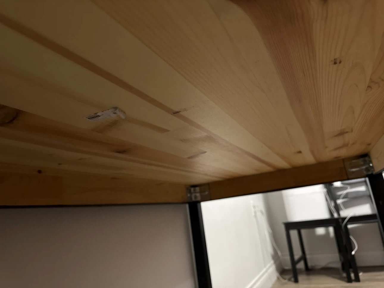 IKEA Black Desk and Matching Chair - photo 2