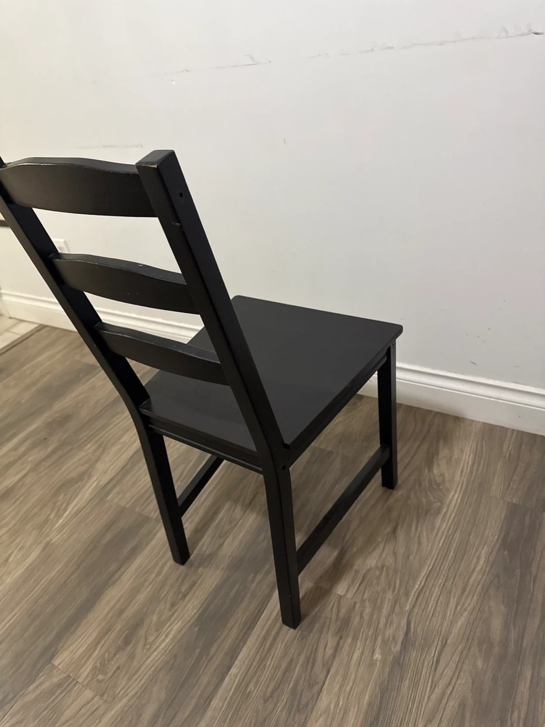 IKEA Black Desk and Matching Chair - photo 5